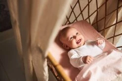 Jollein Baby Hoeslaken Wieg Jersey 40/50x80/90cm - Pale Pink -Jollein 1200x800 154