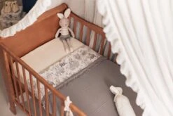 Jollein Baby Laken Wieg 75x100cm Pimpelmees - Forest Animals -Jollein 1200x800 20