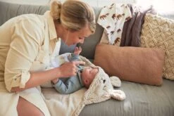 Jollein Wikkeldeken Bunny 100x105cm - Nougat 32 Jollein Wikkeldeken Bunny 100x105cm - Nougat -Jollein 1200x800 236