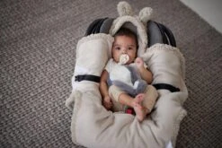 Jollein Wikkeldeken Bunny 100x105cm - Nougat 34 Jollein Wikkeldeken Bunny 100x105cm - Nougat -Jollein 1200x800 237