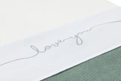 Jollein Baby Laken Wieg 75x100cm Love You - Grey -Jollein 1200x800 63