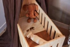 Jollein Baby Hoeslaken Ledikant Jersey 60x120cm - Rosewood -Jollein 1200x800 88