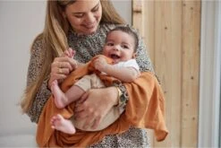 Jollein Baby Deken Ledikant 100x150cm Basic Knit - Caramel -Jollein 1200x802