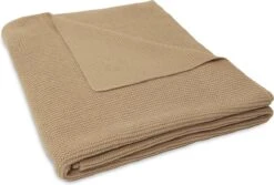Jollein Baby Deken Ledikant 100x150cm Basic Knit - Biscuit -Jollein 1200x809