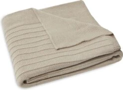 Jollein Baby Deken Wieg Pure Knit - Nougat - GOTS -Jollein 1200x877