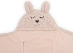 Jollein Wikkeldeken Bunny 100x105cm - Pale Pink -Jollein 1200x884 1