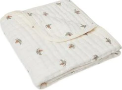 Jollein Deken Hydrofiel Wieg 75x100cm Rosehip -Jollein 1200x884