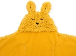Jollein Wikkeldeken Bunny 100x105cm - Mustard -Jollein 1200x886