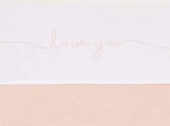 Jollein Baby Laken Ledikant 120x150cm Love You - Pale Pink -Jollein 1200x890 1