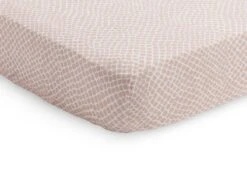 Jollein Baby Hoeslaken Ledikant Jersey 60x120cm Snake - Pale Pink -Jollein 1200x900 25