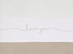 Jollein Baby Laken Ledikant 120x150cm Love You - Grey -Jollein 1200x900 4