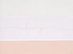 Jollein Baby Laken Ledikant 120x150cm Love You - Pale Pink -Jollein 1200x900 57