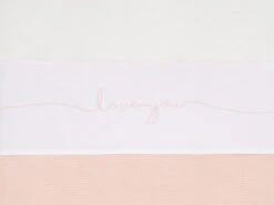 Jollein Baby Laken Ledikant 120x150cm Love You - Pale Pink -Jollein 1200x900 59