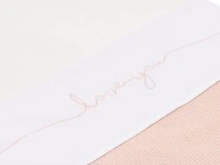 Jollein Baby Laken Ledikant 120x150cm Love You - Pale Pink -Jollein 1200x900 60