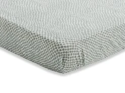 Jollein Baby Hoeslaken Ledikant Jersey 60x120cm Snake - Ash Green -Jollein 1200x900 66