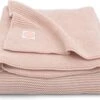 Jollein Baby Deken Ledikant Basic Knit 100x150cm - Pale Pink