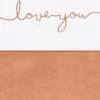 Jollein Baby Laken Wieg 75x100cm Love You - Caramel