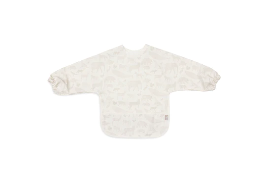 Jollein Slab Waterproof Met Mouwen Animals Nougat 3 Jollein Slab Waterproof Met Mouwen Animals Nougat