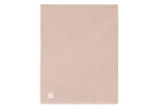 Jollein Deken Wieg 75x100cm Basic Knit Wild Rose 3 Jollein Deken Wieg 75x100cm Basic Knit Wild Rose