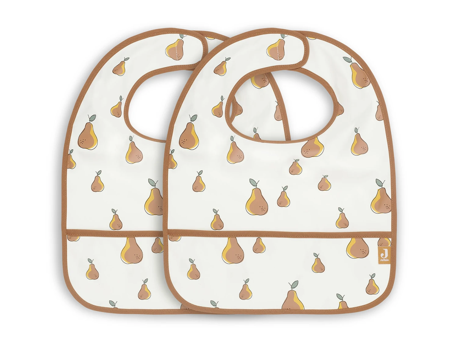 Jollein Slabben Waterproof Pear 2-pack 3 Jollein Slabben Waterproof Pear 2-pack