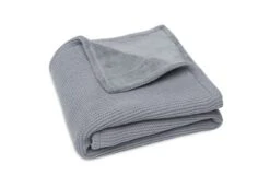 Jollein Deken Ledikant 100 X 150 Basic Knit Stone Grey / Fleece