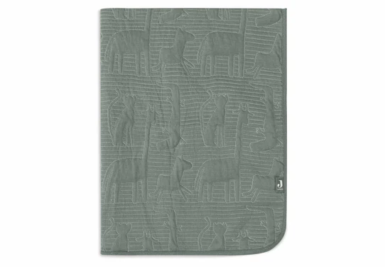 Jollein Deken Ledikant 100 X 150 Cm Jungle Jambo Ash Green / Laurel 3 Jollein Deken Ledikant 100 X 150 Cm Jungle Jambo Ash Green / Laurel