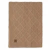 Jollein Deken Ledikant 100x150cm Check Knit Biscuit