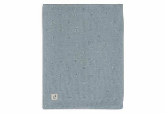 Jollein Deken Wieg 75x100cm Cosy Knit – Sea Green/Velvet 3 Jollein Deken Wieg 75x100cm Cosy Knit – Sea Green/Velvet