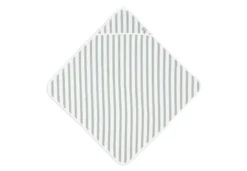 Jollein Badcape 75x75cm Stripe Terry Sea Green