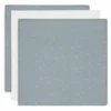 Jollein Hydrofiele Doek Small 70x70cm Twinkling – Sea Green – 3 Stuks -Jollein 535 851 67102 8717329388031 hero