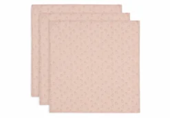 Jollein Hydrofiele Doek Small 70x70cm Miffy Silhouettes Wild Rose – 3 Stuks