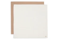 Jollein Hydrofiele Doeken Large 115 X 115 Cm Biscuit / Ivory 2-pack
