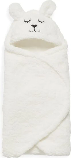 Jollein Wikkeldeken Bunny 100x105cm - Off-White -Jollein 540x1200