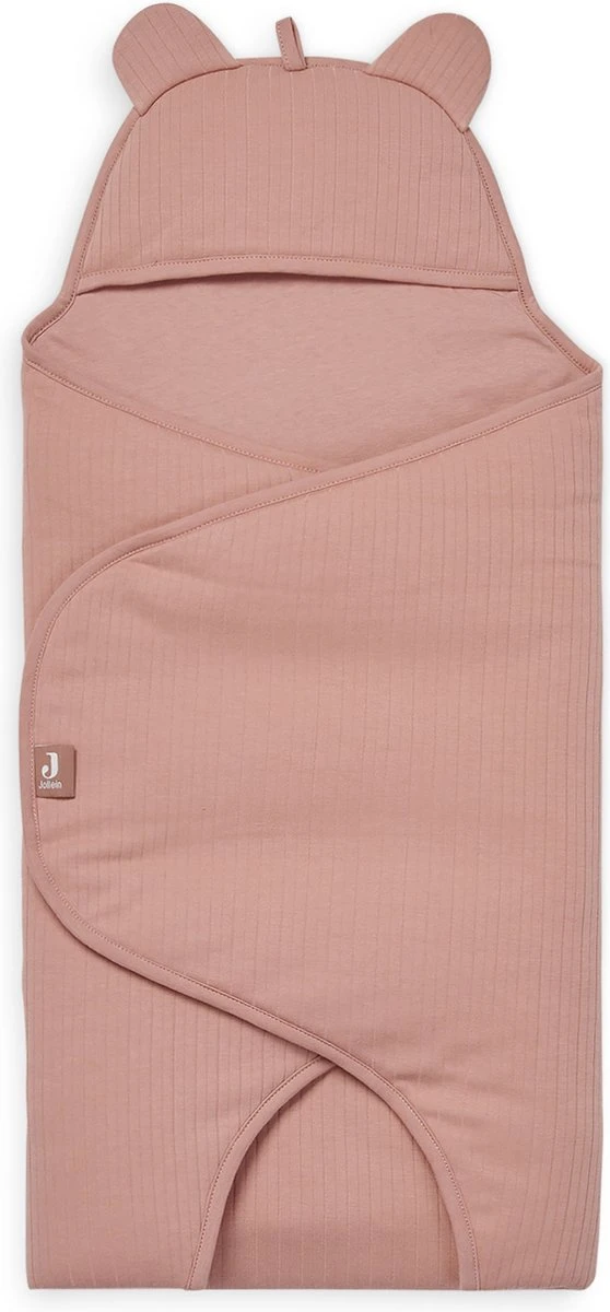 Jollein Wikkeldeken Basic Stripe - Rosewood 10 Jollein Wikkeldeken Basic Stripe - Rosewood - Afbeelding 8