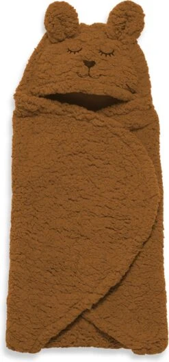 Jollein Wikkeldeken Bunny 100x105cm - Caramel -Jollein 562x1200