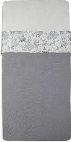 Jollein Baby Laken Ledikant 120x150cm Pimpelmees - Forest Animals -Jollein 604x1200 2