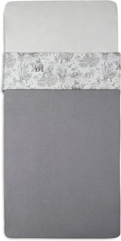 Jollein Baby Laken Wieg 75x100cm Pimpelmees - Forest Animals -Jollein 604x1200