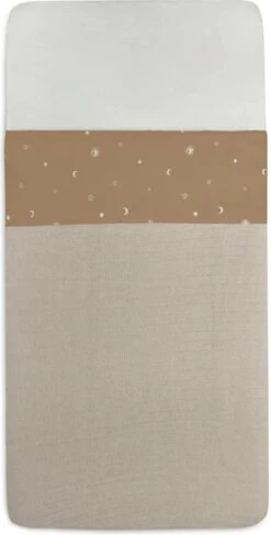 Jollein Baby Laken Ledikant 120x150cm Stargaze - Biscuit -Jollein 607x1200 3