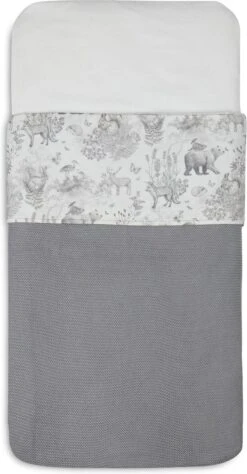 Jollein Baby Laken Ledikant 120x150cm Pimpelmees - Forest Animals -Jollein 625x1200 1