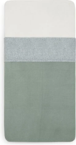 Jollein Baby Laken Wieg 75x100cm Snake - Ash Green -Jollein 632x1200