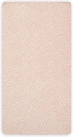 Jollein Baby Hoeslaken Ledikant Jersey 60x120cm Snake - Pale Pink -Jollein 645x1200 4