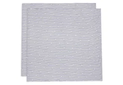 Jollein Hydrofiele Doek Large 115 X 115 Cm Miffy Stripe Navy