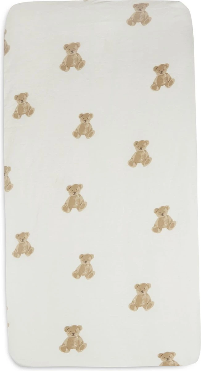 Jollein Baby Hoeslaken Jersey 40/50x80/90cm - Teddy Bear 8 Jollein Baby Hoeslaken Jersey 40/50x80/90cm - Teddy Bear - Afbeelding 6