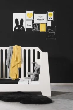 Jollein Baby Hoeslaken Boxmatras Jersey 75x95cm - Black -Jollein 797x1200