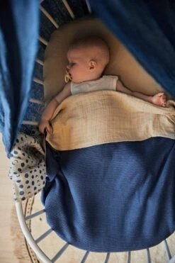 Jollein Baby Deken Ledikant 100x150cm Basic Knit - Jeans Blue -Jollein 799x1200 3