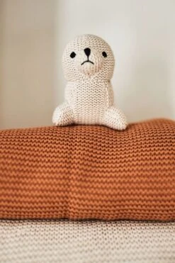 Jollein Baby Deken Ledikant 100x150cm Basic Knit - Caramel -Jollein 800x1200 10