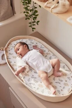 Jollein Hoeslaken Wieg Jersey 40/50x80/90cm Wild Flowers -Jollein 800x1200 113