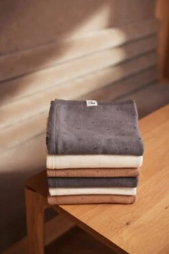 Jollein Baby Deken Wieg 75x100cm Pointelle - Biscuit -Jollein 800x1200 114