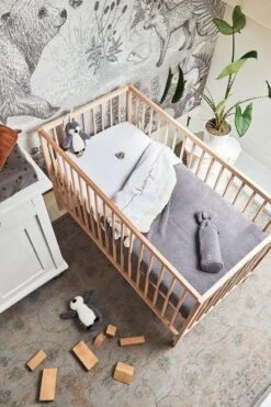 Jollein Baby Deken Ledikant 100x150cm Teddy Bliss Knit - Storm Grey -Jollein 800x1200 124