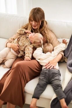 Jollein Baby Deken Ledikant 100x150cm Teddy Bliss Knit - Storm Grey -Jollein 800x1200 125